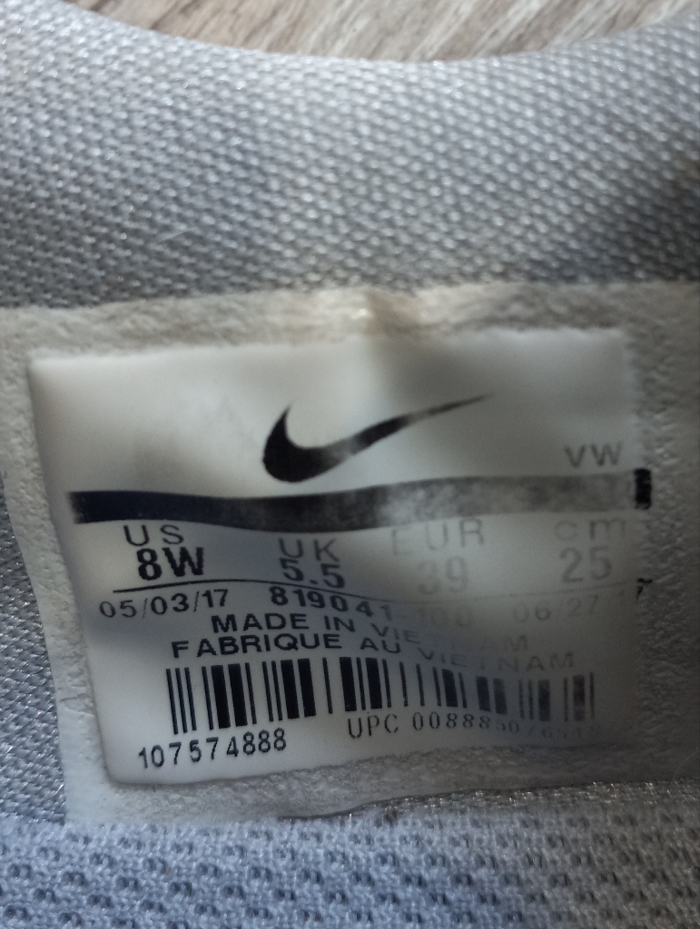 Nike Lunar Empress Lunarlon Woman Golf Shoes White/Gary Size 8 - Picture 12 of 15